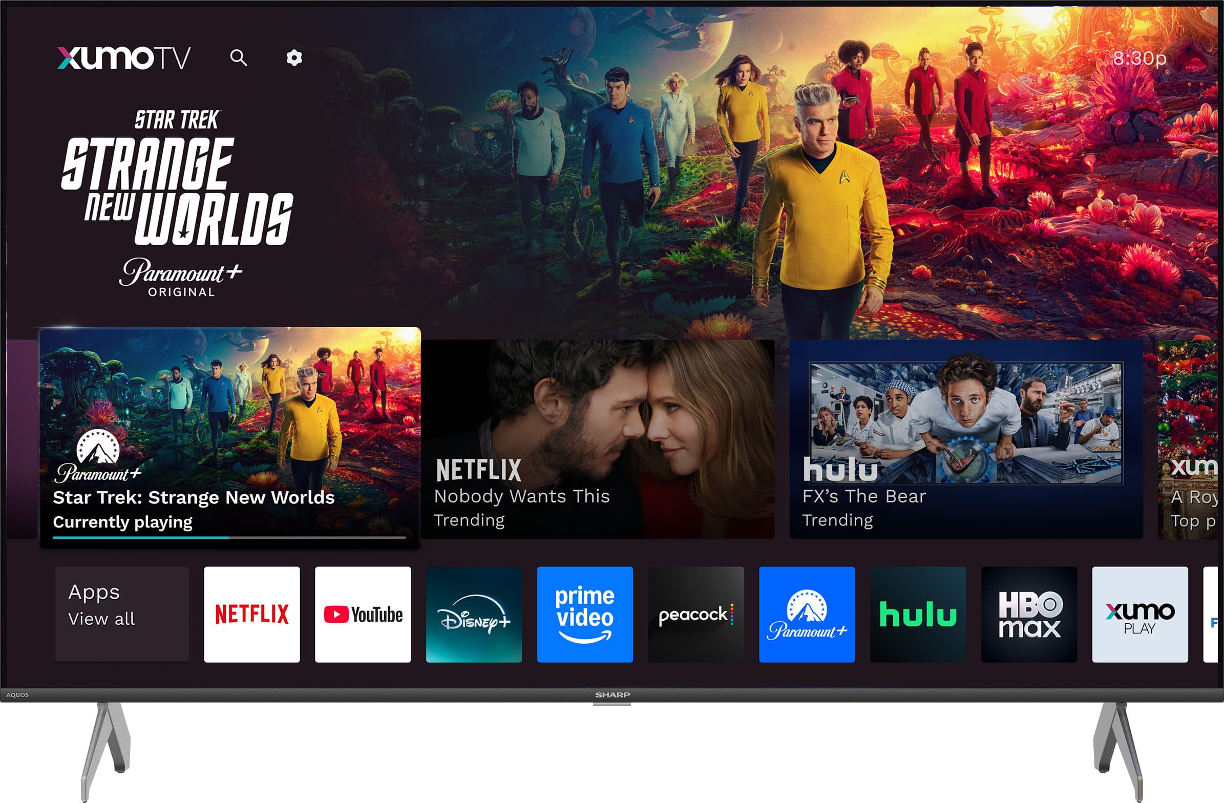 Image of Sharp UHD QLED Smart TV