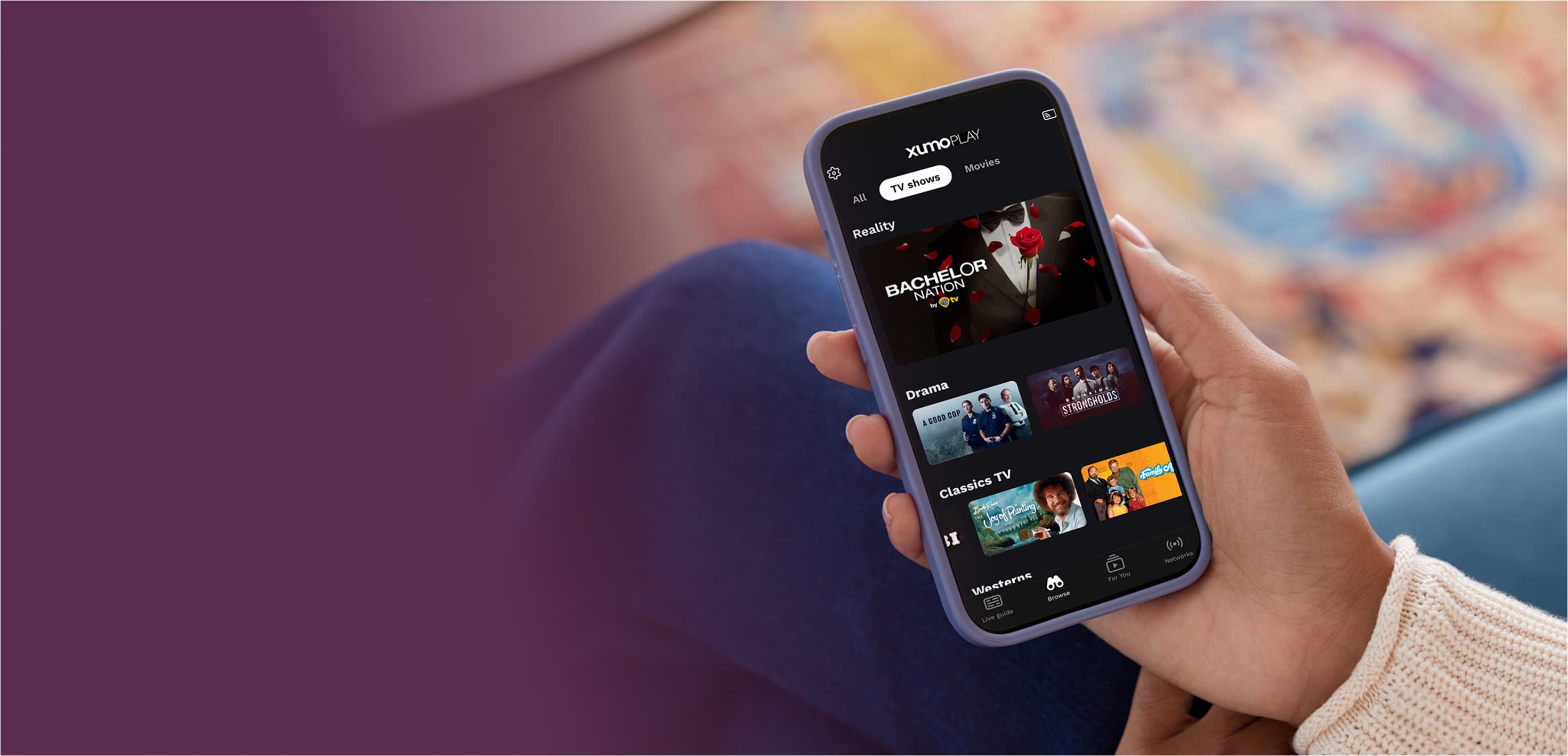 Xumo Play mobile app